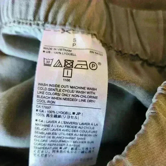 Banana Republic Factory Tencel Soft Cargo Pant Joggers | Steel Green Small - Picture 10 of 10